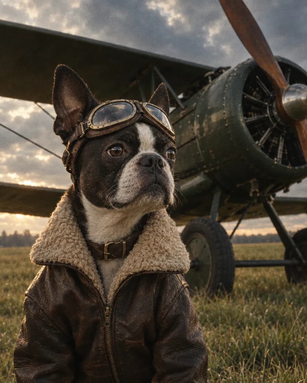 Aviator illustrative style example
