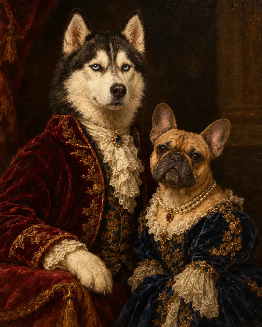 Family Portrait illustrative style example