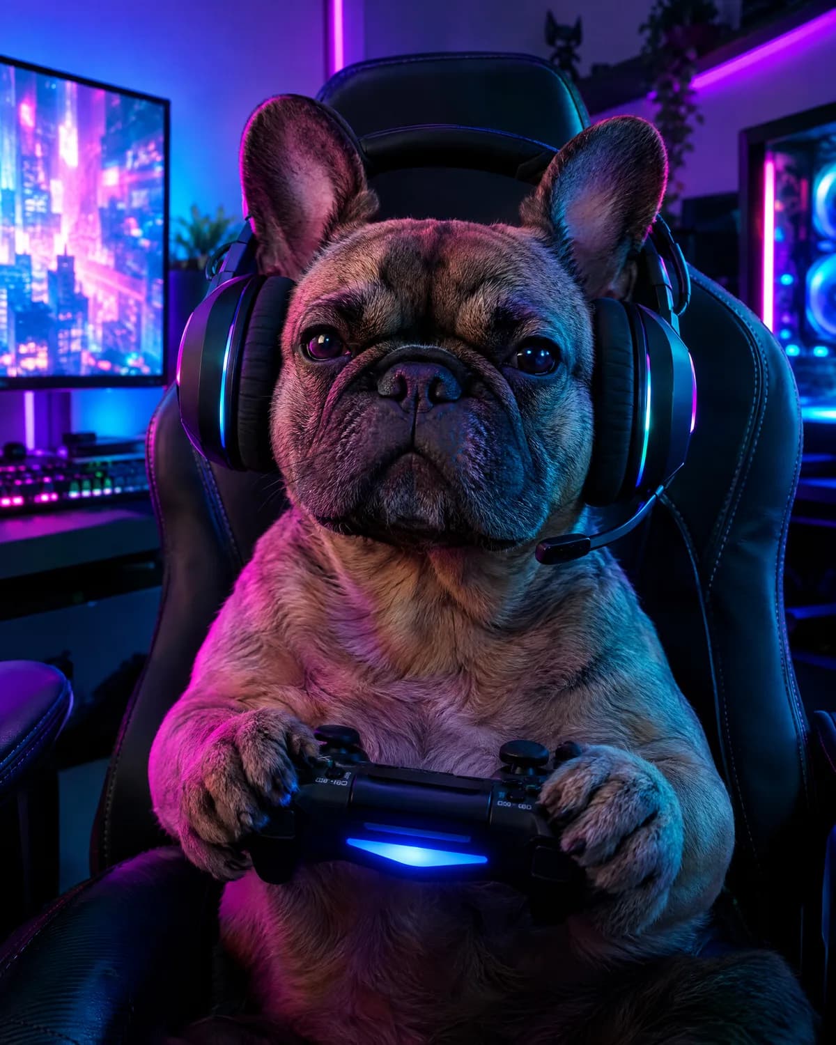 Headset On illustrative style example