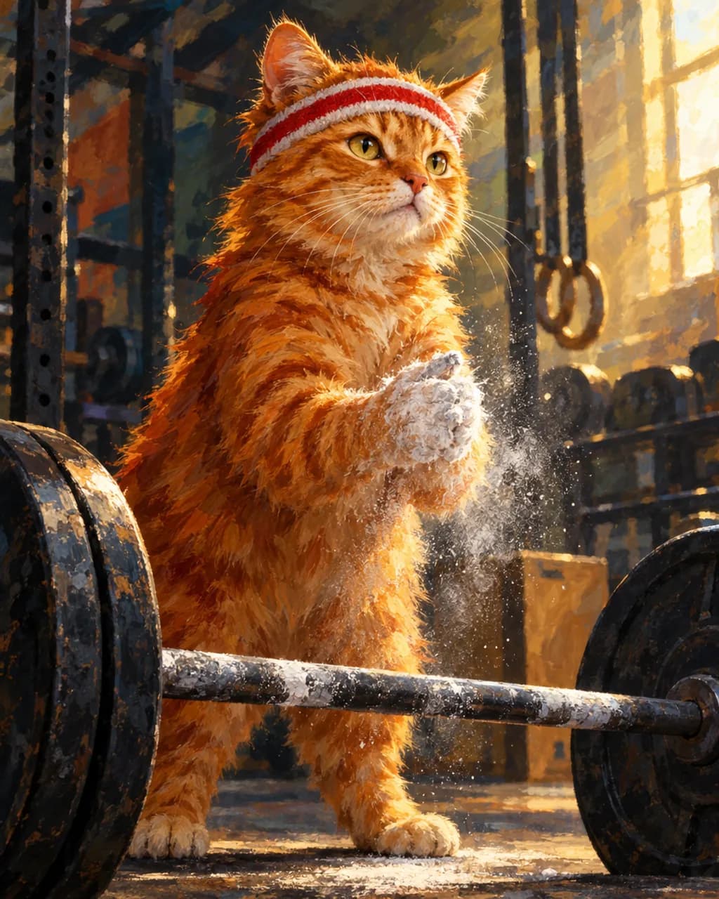 Leg Day illustrative style example