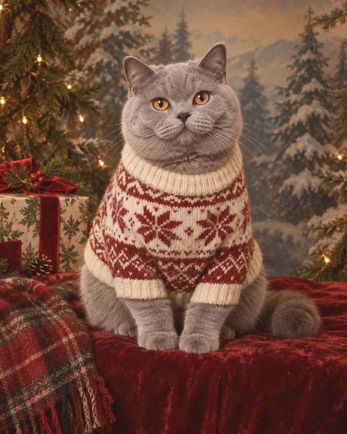Merry & Matching illustrative style example