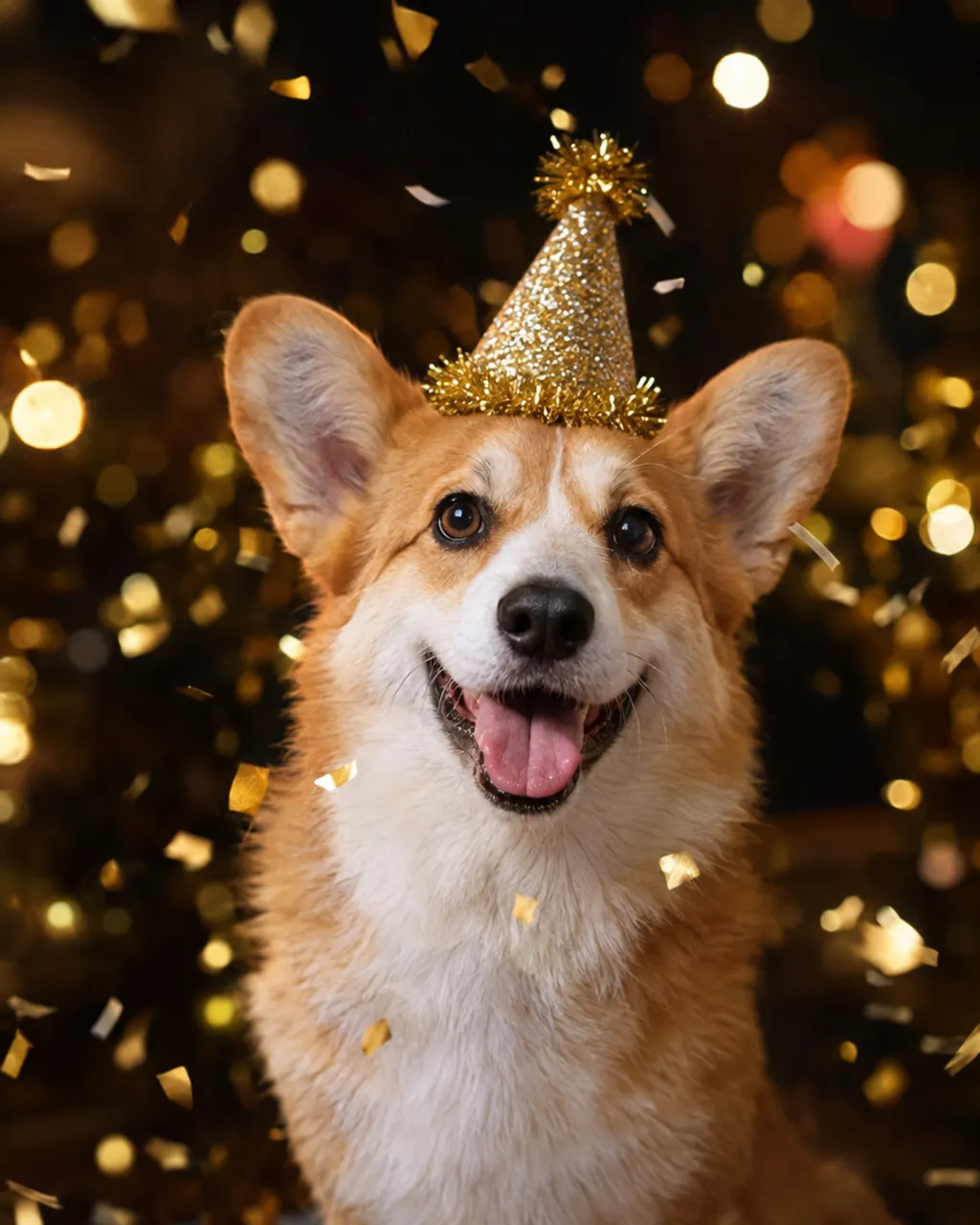 New Year Sparkle illustrative style example
