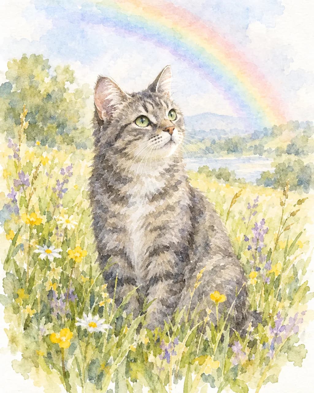 Rainbow Bridge illustrative style example