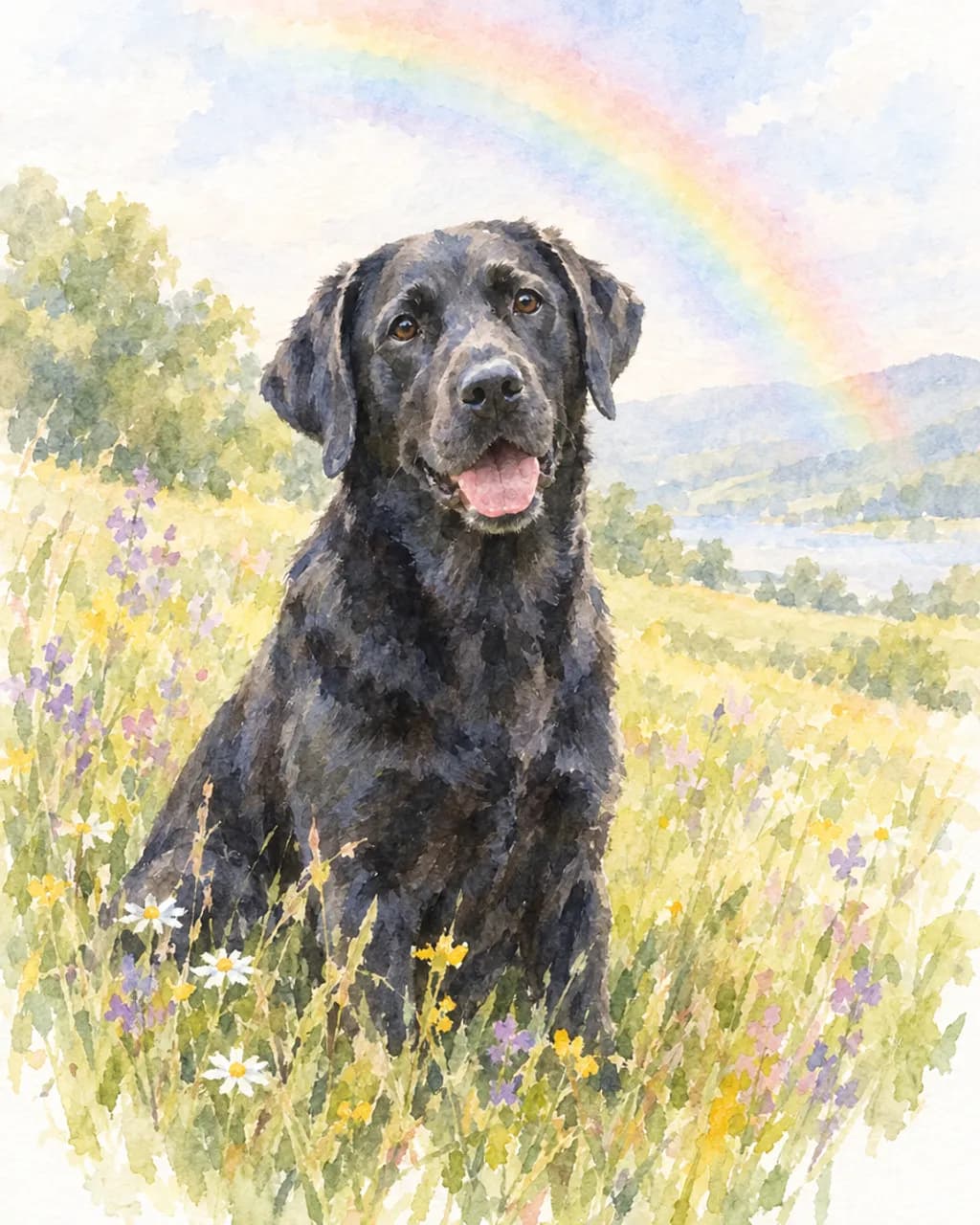 Rainbow Bridge illustrative style example