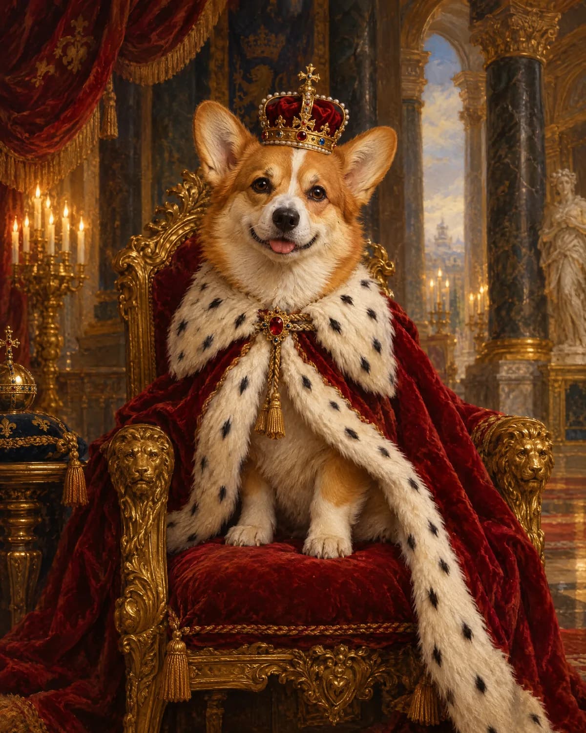 Royal Court illustrative style example