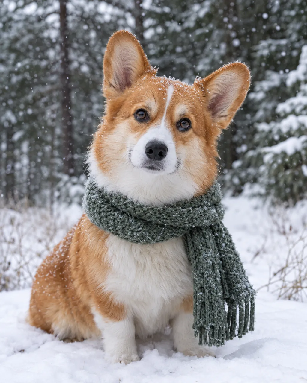 Snow Day illustrative style example