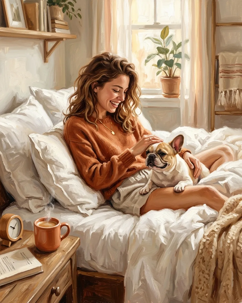 Sunday Morning illustrative style example