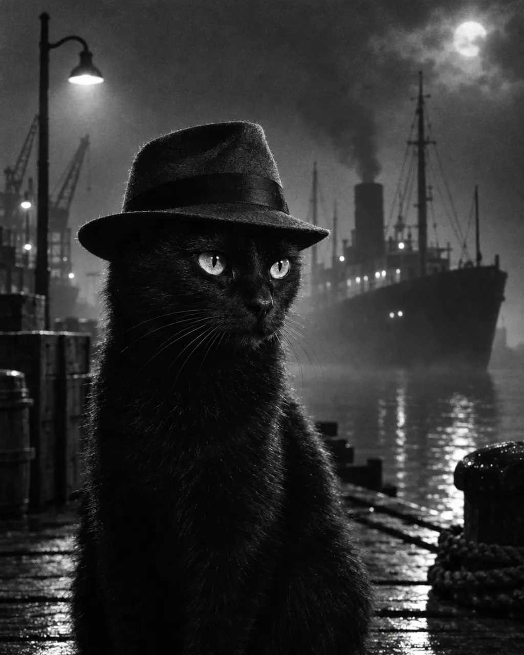 The Detective illustrative style example