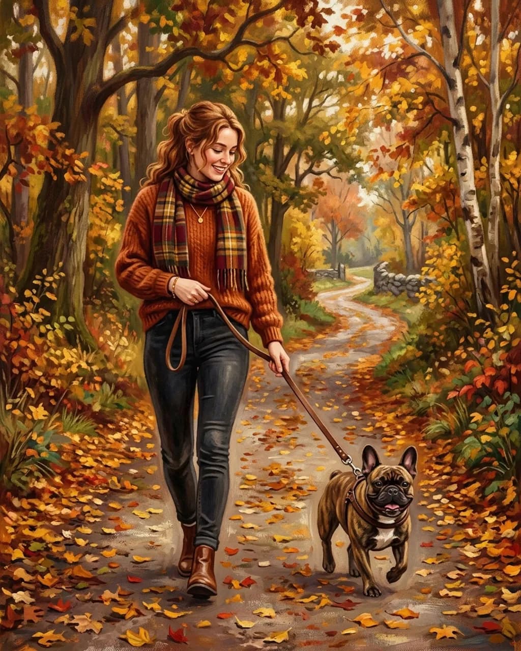 The Walk illustrative style example