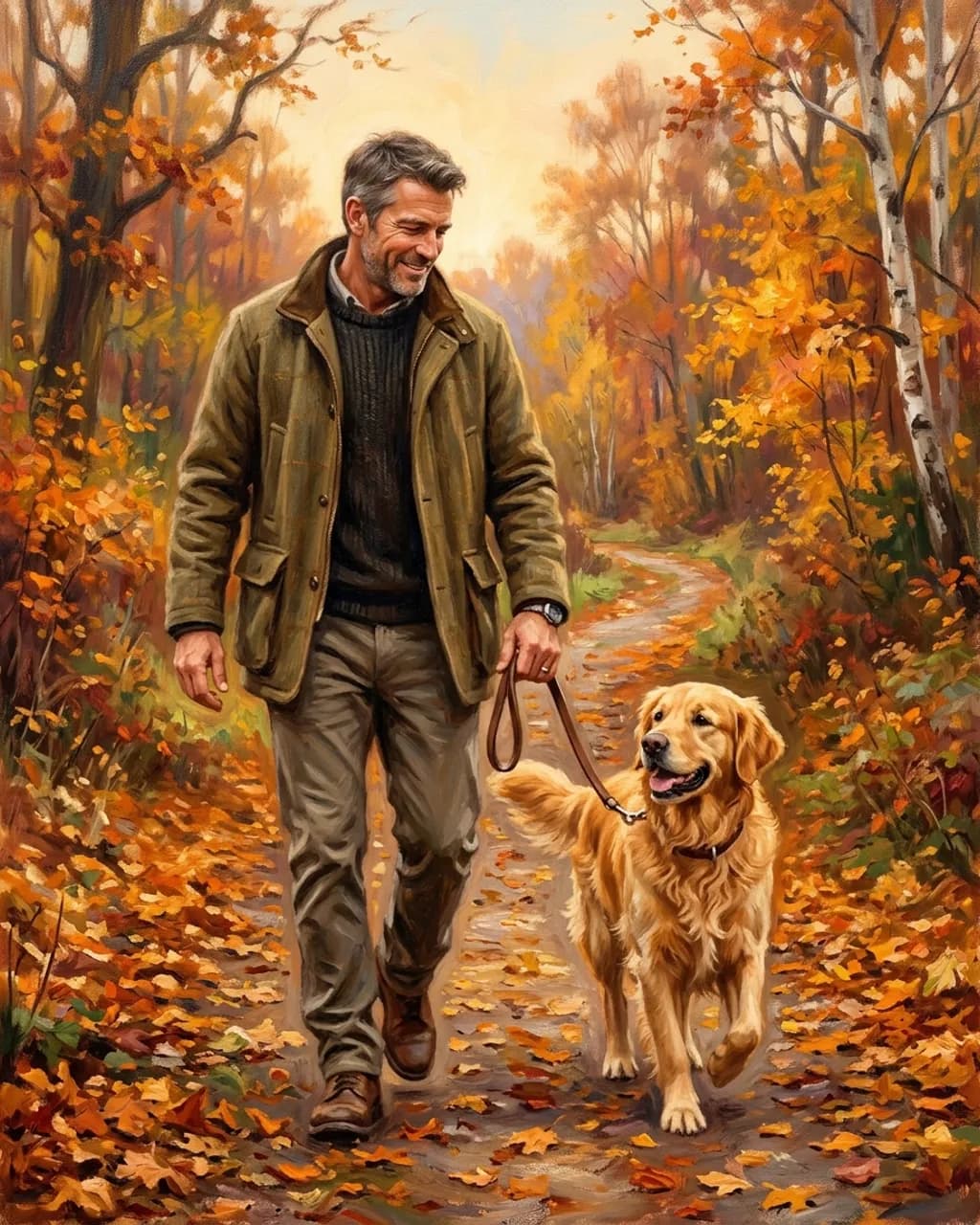 The Walk illustrative style example