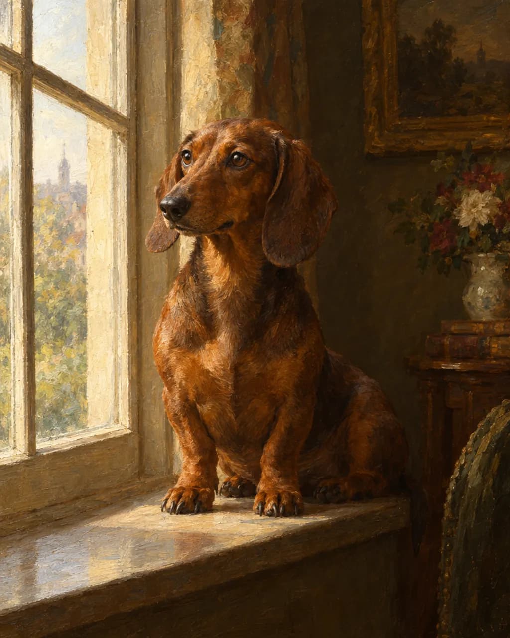 Window Light illustrative style example